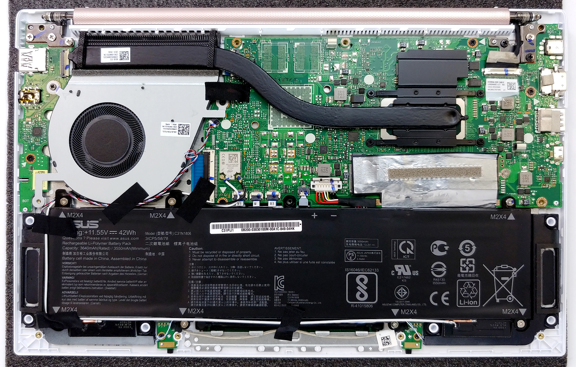 How to replace and fix ASUS X330UA s330fa x330fa LED 14005-02750000 1422-032H0AS LCD Cable (ASUS VivoBook S13 S330)